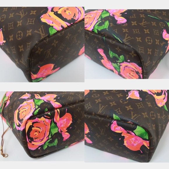 💎 ✨ HOST PICK ✨💎 ROSES STEPHEN SPRUCE NEVERFULL MM LOUIS VUITTON COLLECTABLE - Picture 8 of 17